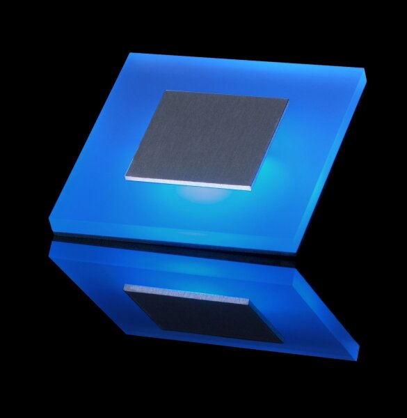 1x DUNA LED Wand Treppenbeleuchtung Blau 05/WS/B/AL/230V