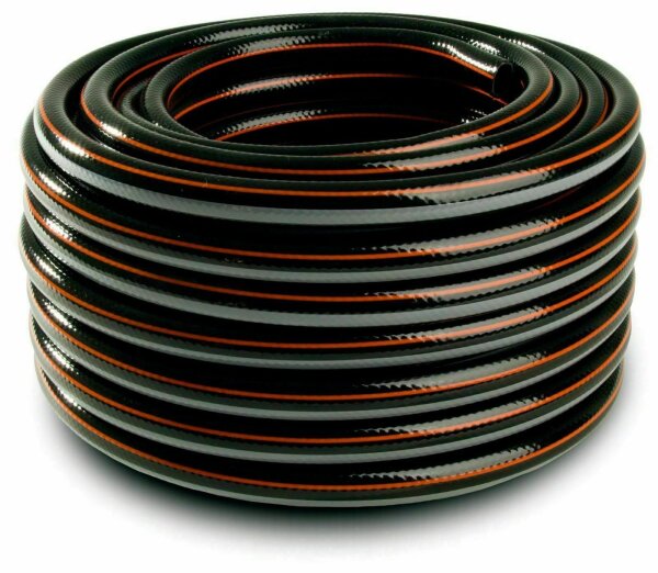 4 Lagig Gartenschlauch Wasserschlauch Carbon 3/4" 50m 379458