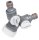 Schlauchkupplung Reparator Typ Y mit 2 Ventilen 1x3/4 WL-2222