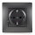 IP20 VOLANTE GRAPHIT Schuko Steckdose 2637-08