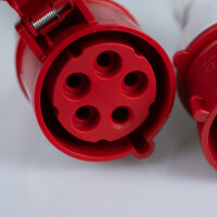 CEE Starkstrom Adapter 1m Stecker - Steckdose 16A/16A 32A/32A 5x2,5mm 5x4mm mit/ohne Phasenwender
