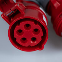 CEE Starkstrom Adapter 1m Stecker - Steckdose 16A/16A 32A/32A 5x2,5mm 5x4mm mit/ohne Phasenwender