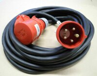 CEE Verlängerungskabel Starkstromkabel 16A 5x1,5mm2 2m mit Phasenwender  221102