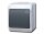 IP44 Aufputz HERMES Taster Licht Grau 0336-01