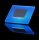 1x DUNA LED Wand Treppenbeleuchtung Blau 05/WS/B/AL/230V