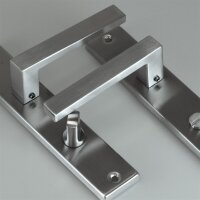 Türgriff TOPAZ INOX WC Lochabstand 72mm