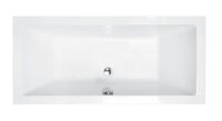 Eckbadewanne Acryl Badewanne weiß QUADRO ohne...