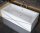 Eckbadewanne Acryl Badewanne weiß QUADRO ohne Schürze 175 x 80 cm