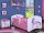 3 teiliges Set Jugendzimmer Kindermöbel Zimmermöbel "Einhorn rosa