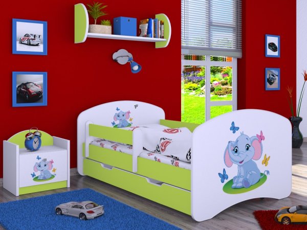 3 teiliges Set Jugendzimmer Kindermöbel Zimmermöbel "Glücklicher Elefant