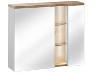 Badmöbel Set BAHAMA-WEIß 80" /...