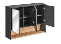 BORNEO GRAU-EICHE SOFT-CLOSE MATT  / BORNEO COSMOS 845 Spiegelschrank