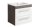 Badmöbel Set mit Keramikwaschbecken COSMO 60 cm Weiss-Grau LED Soft-Close