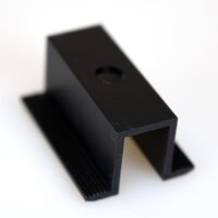 30x ALU Mittelklemme Schwarz Module Universal für Solar PV Photovoltaik