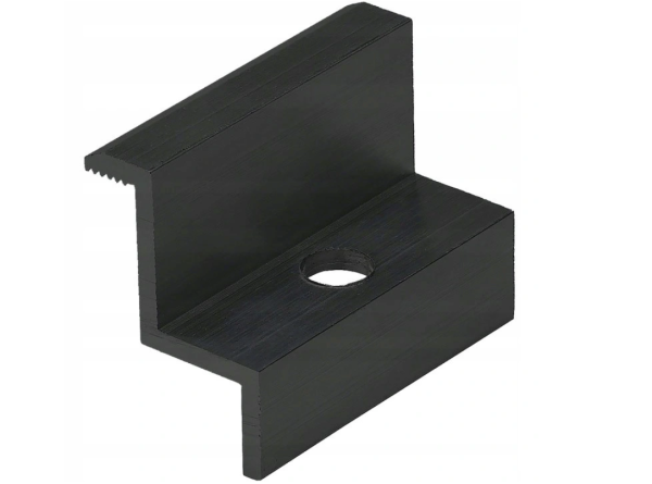 10x Endklemme Schwarz für Modulhöhe 35mm Photovoltaik Solarmodul PV ALU