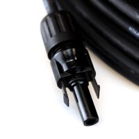 SET 6mm2 Solarkabel Verlängerungskabel Rot | Schwarz  MC4 Stecker Solarstecker PV 10m
