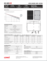 0% MwSt. Privat DE Solarmodul 410 W Longi Solar PV Modul black schwarzer Rahmen Photovoltaik