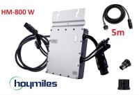 Hoymiles HM-800 Microwechselrichter mit 5m Kabel Balkonkraftwerk 2PV-Module 0% MwSt.