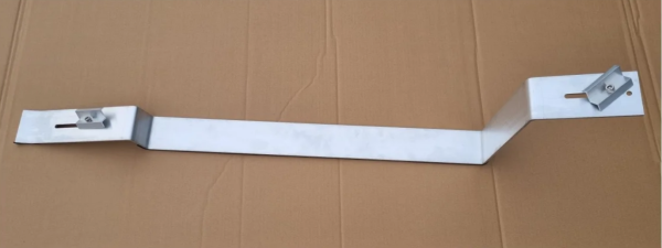 0% Aufständerung für Flachdach ohne Bohrung Solarmodul Halterung RE 15 Grad / 35mm Endklemme