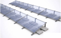 0% Aufständerung für Flachdach ohne Bohrung Solarmodul Halterung RE 15 Grad / 35mm Endklemme