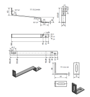 0% 10x Dachhaken Biberschwanz verstellbar Edelstahl 5mm Photovolatik PV WG007