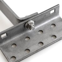 0% MwSt.1x Photovoltaik Dachhaken verstellbar Solar PV Halterung Edelstahl 5mm Dachpfanne 15