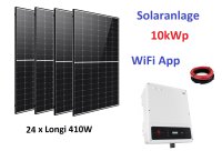0% DE Solaranlage 10kWp Wechselrichter Goodwe 10.0 DT...