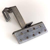 50x Photovoltaik Dachhaken verstellbar Solar PV Halterung Edelstahl 5mm , 13cm 130 mm | A2 | 1.4016