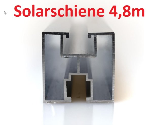 0% MwSt. SET 9,6m bis 96m ALU Solarprofil Montageprofil 40x40 Photovoltaikanlage oder Solar  | S