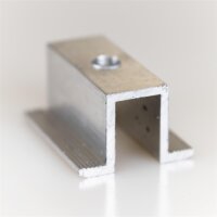 0% DE 20x ALU Mittelklemme Silber Module Universal für Solar PV Photovoltaik
