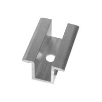 0% DE 30x ALU Mittelklemme Silber Module Universal...