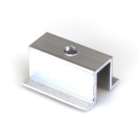 0% DE 100x ALU Mittelklemme Silber Module Universal für Solar PV Photovoltaik