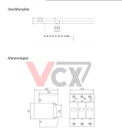 VCX Photovoltaik Überspannungsschutz Blitzschutz T2 DC C 2P 1000 PV / T1T2 DC C 3P 1200 PV /4P