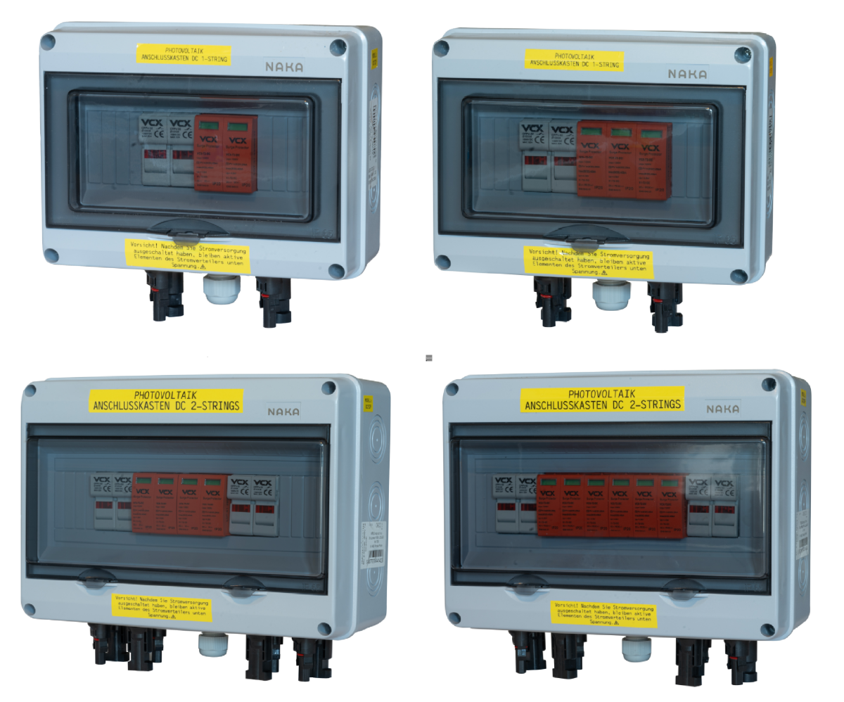BaSBa GAK 7922 PV-Anschlusskasten – 3-String, 15–32 A, 1000 V DC, Mit Überspannungs- & Kurzschlussschutz, IP65