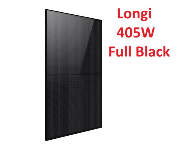 24 x 0% MwSt. DE Solarmodul 405W Longi Solar PV Modul Full Black HIB