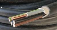 Erdkabel YKY / NYY-J METERWARE 5 x 6mm²|1m