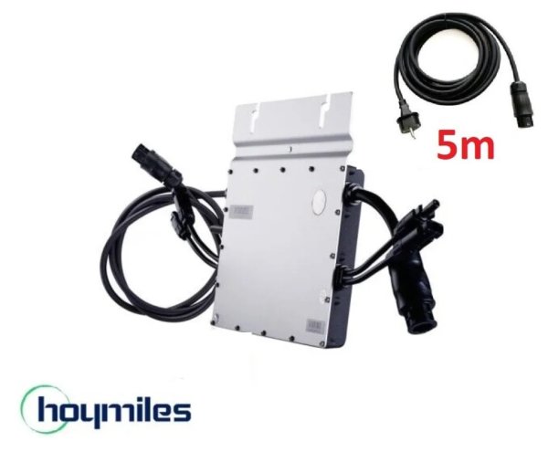 0% MwSt. Privat DE Hoymiles HM-600 Microwechselrichter mit Endkappe und Kabel 5M