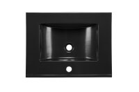 Waschbecken Schwarz Keramik CFP-60D E-8003 LAVA BLACK 60...