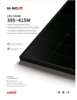 24 x  Solarmodul 405W Longi Solar PV Modul Full Black HIB