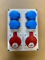 Stromverteiler Wandverteileren Steckdosenverteiler verdrahtet IP44 ungeschützt IP54