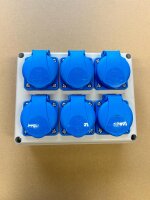 Stromverteiler Wandverteileren Steckdosenverteiler verdrahtet IP44 ungeschützt IP54