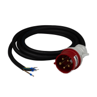 CEE Maschinen Anschlusskabel Stecker mit Phasenwender 32A...