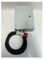 IP54 Metall Stromverteiler Wandverteiler CEE 32A 16A Schuko mit Sicherungen FI /LS  Stromzähler LCD