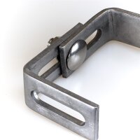 0% DE MwSt. 4 x Photovoltaik Dachhaken verstellbar Solar PV Halterung Edelstahl 5mm  HET 14 cm TUV