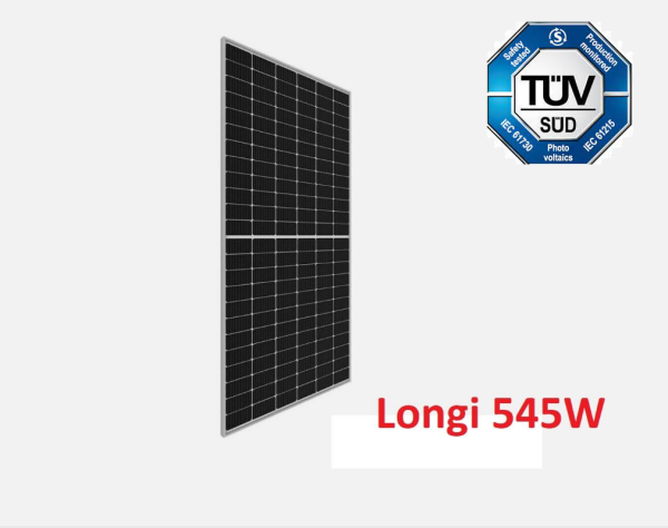 0% MwSt. SET 1-35 Solarmodul 545 W LONGI Solar LR5-72HIH-545M PV Modul Photovoltaik