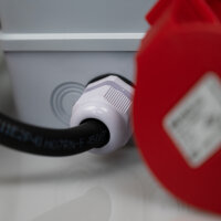 16A MID geeicht - Mobiler Digital Stromzähler Zwischenstecker Box 5m  400V / 16A  CEE-Stecker Und Kupplung 5m