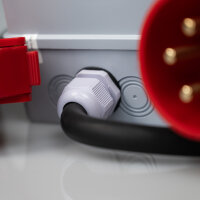 32A MID geeicht - Mobiler Digital Stromzähler Zwischenstecker Box 3m 400V / 32A   CEE-Stecker Und Kupplung