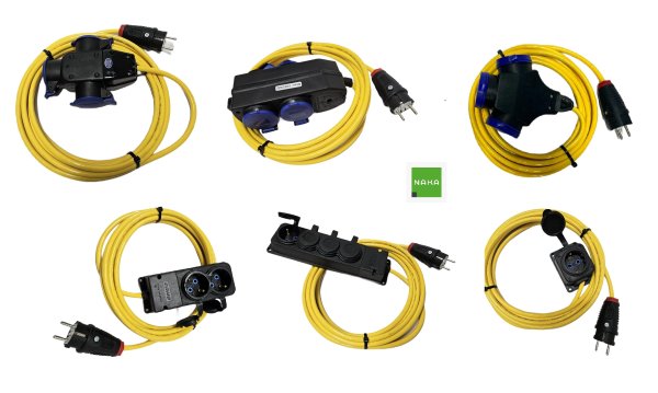 EXTREME Verlängerungskabel Kabel 3x1,5 PUR H07BQ-F Länge 2-30m, 14