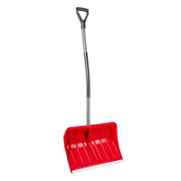 Schneeschieber Schneeräumer 54cm mit ALU Stiel und...