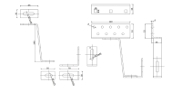 0% MwSt. 1 x Photovoltaik Dachhaken verstellbar Solar PV Halterung Edelstahl 5mm  HET 14 cm TUV